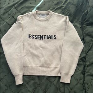 Fear of God Essentials Cream Sweater